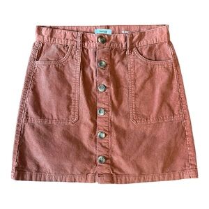 Kensie Jeans “The Skirt” – Ginger Biscuit (Dark Orange) – Size 6/28